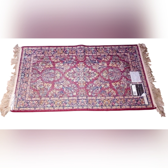 Karastan Rug 700/785 Red Sarouk 2"6 x 4"3 - Picture 7 of 8